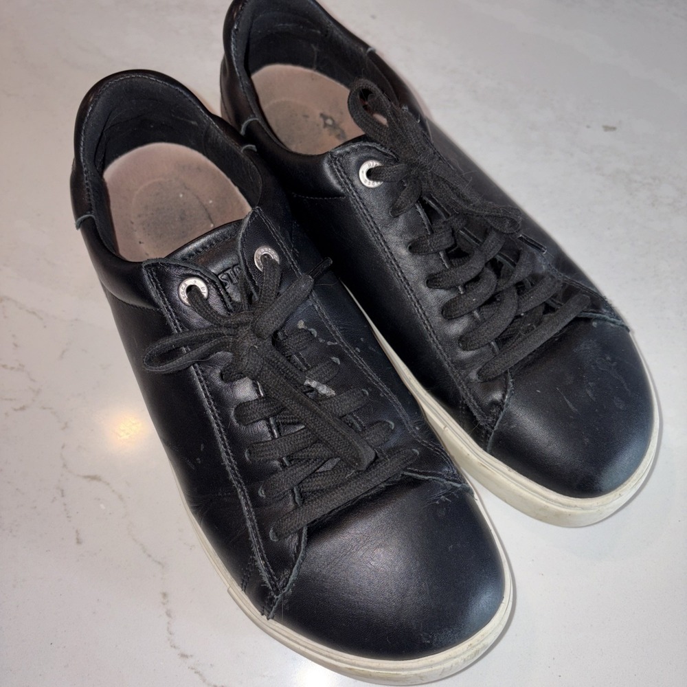 Birkenstock Bend Low II Leather Sneaker | Black | EU 40 | US L9/M7 | Regular Fit